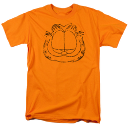 Garfield Smirking Distressed - Men's Regular Fit T-Shirt Men's Regular Fit T-Shirt Garfield   