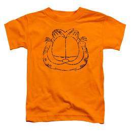 Garfield Smirking Distressed - Toddler T-Shirt Toddler T-Shirt Garfield   