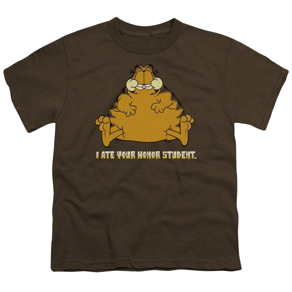 Garfield I Ate Your Honor Student - Youth T-Shirt (Ages 8-12) Youth T-Shirt (Ages 8-12) Garfield   