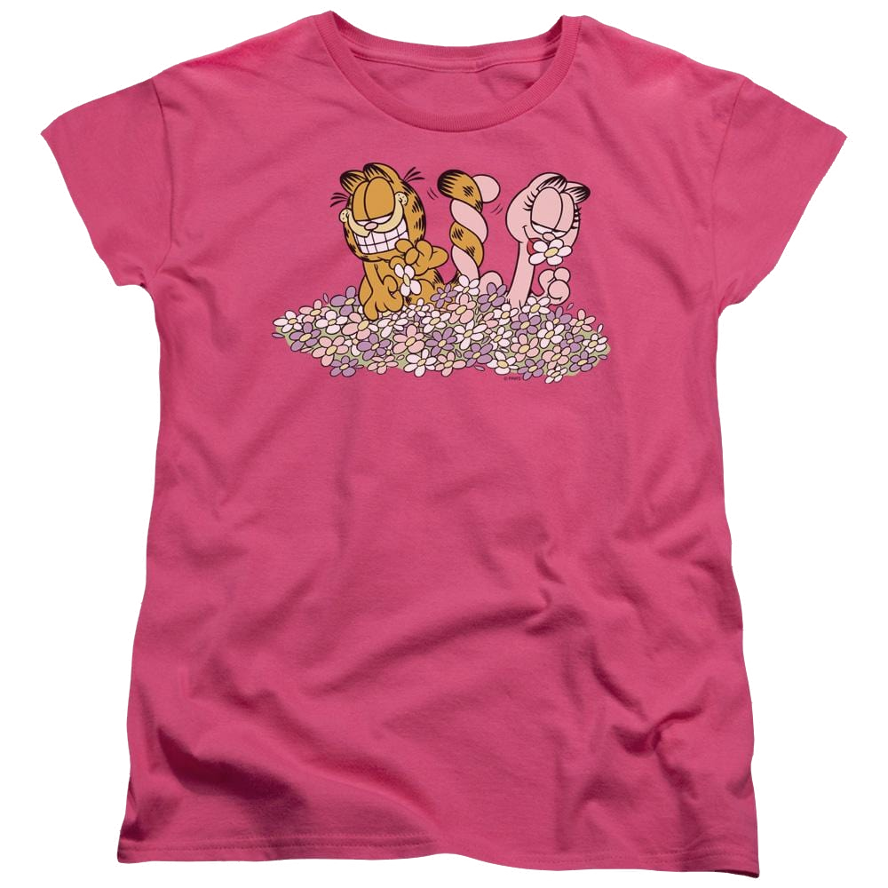 Garfield Chicks Dig Flowers - Women's T-Shirt Women's T-Shirt Garfield   