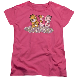 Garfield Chicks Dig Flowers - Women's T-Shirt Women's T-Shirt Garfield   