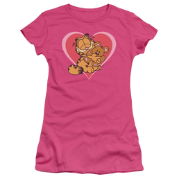 Garfield Cute Ncuddly - Juniors T-Shirt Juniors T-Shirt Garfield   