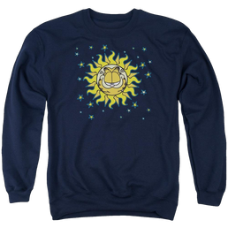 Garfield Celestial - Men's Crewneck Sweatshirt Men's Crewneck Sweatshirt Garfield   