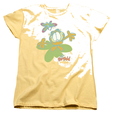 Banana women's t-shirt with Garfield Butterfly graphic