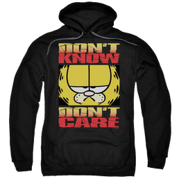 Garfield Don't Know Don't Care - Pullover Hoodie Pullover Hoodie Garfield   