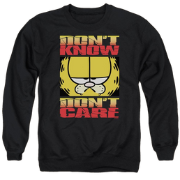 Garfield Don't Know Don't Care - Men's Crewneck Sweatshirt Men's Crewneck Sweatshirt Garfield   