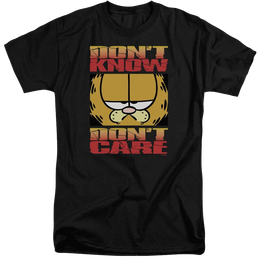 Garfield Dont Know Dont Care - Men's Tall Fit T-Shirt Men's Tall Fit T-Shirt Garfield   