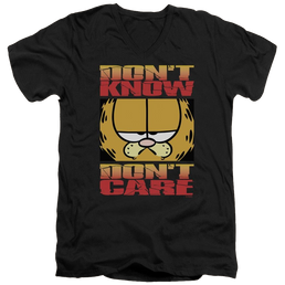 Garfield Dont Know Dont Care - Men's V-Neck T-Shirt Men's V-Neck T-Shirt Garfield   