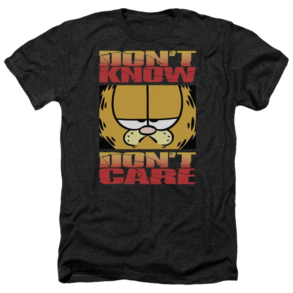 Garfield Dont Know Dont Care - Men's Heather T-Shirt Men's Heather T-Shirt Garfield   