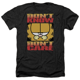 Garfield Dont Know Dont Care - Men's Heather T-Shirt Men's Heather T-Shirt Garfield   