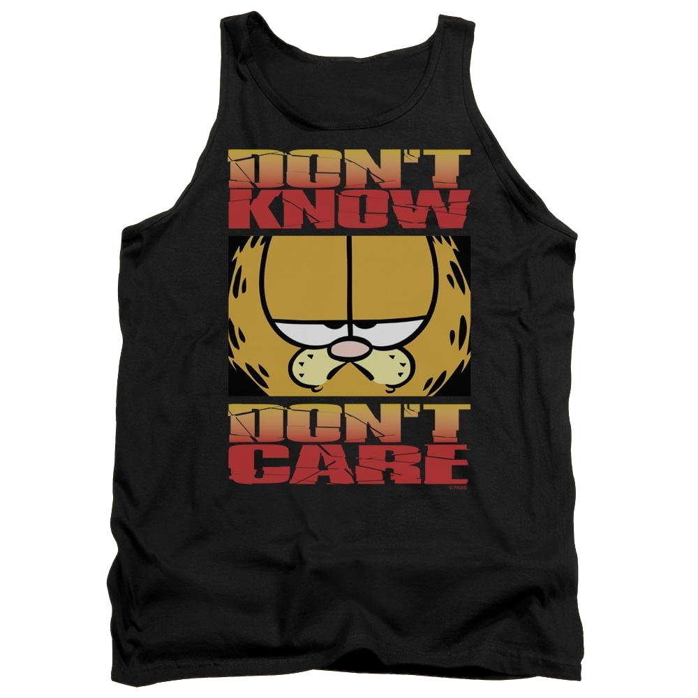 Garfield Dont Know Dont Care Men's Tank Men's Tank Garfield   