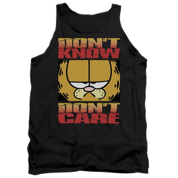 Garfield Dont Know Dont Care Men's Tank Men's Tank Garfield   