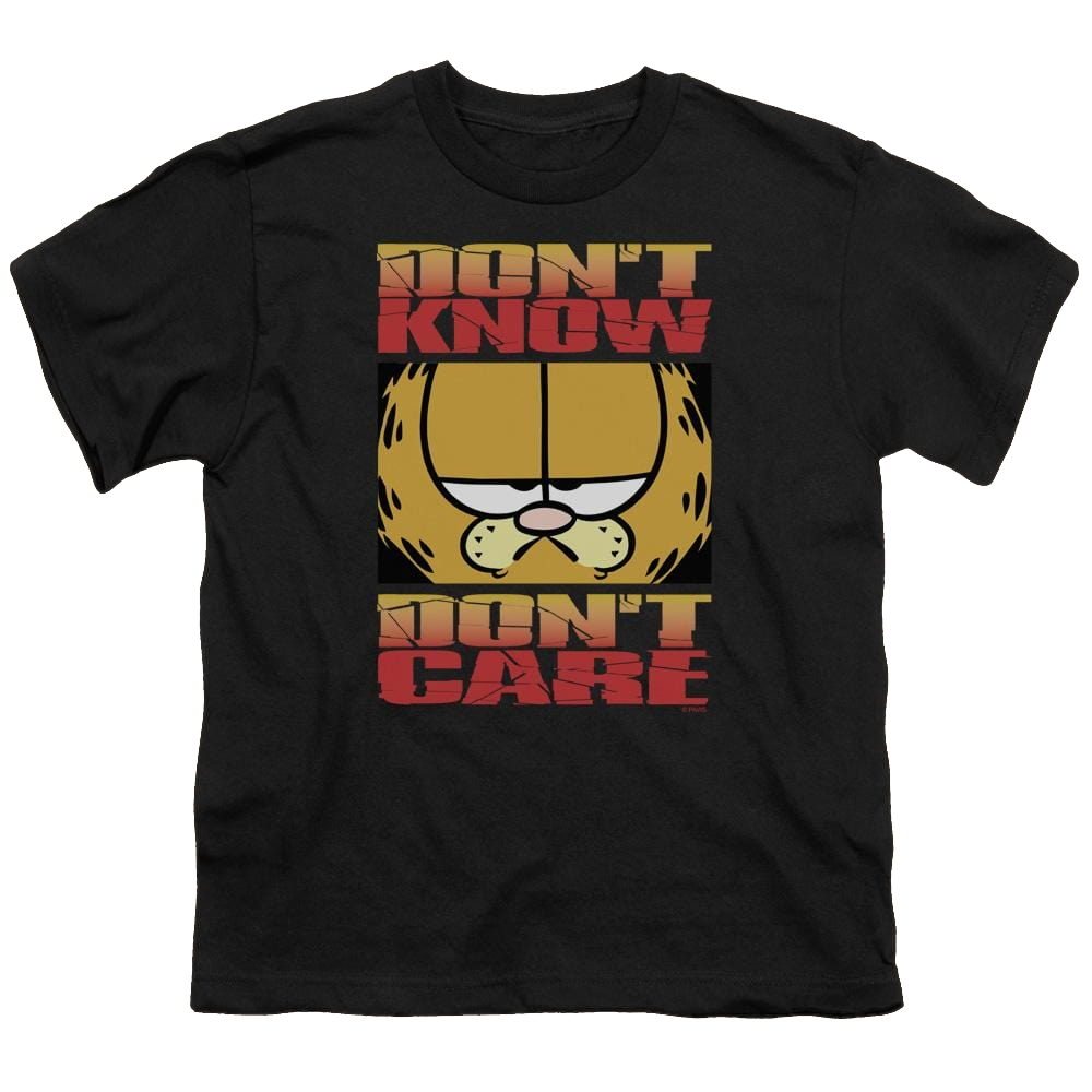 Garfield Dont Know Dont Care - Youth T-Shirt (Ages 8-12) Youth T-Shirt (Ages 8-12) Garfield   