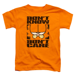 Garfield Dont Know Dont Care - Toddler T-Shirt Toddler T-Shirt Garfield   