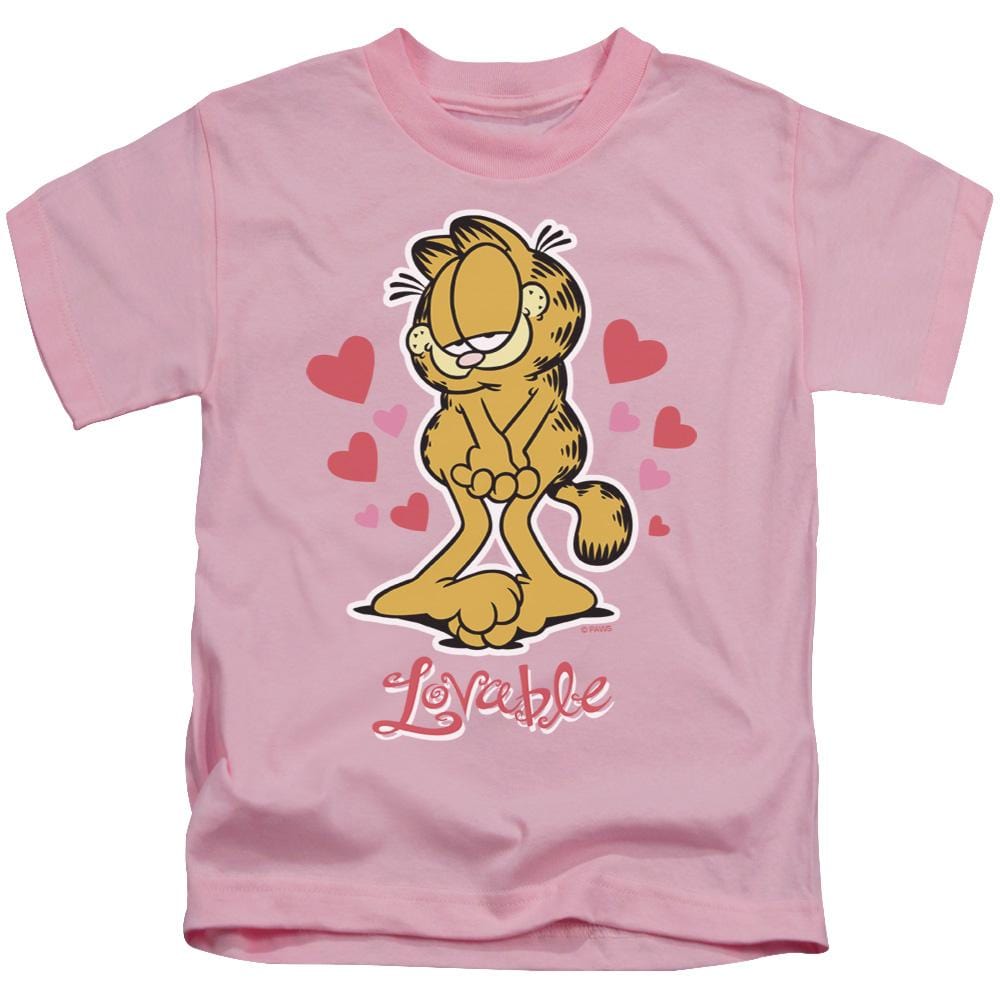 Garfield Lovable - Kid's T-Shirt (Ages 4-7) Kid's T-Shirt (Ages 4-7) Garfield Kid's T-Shirt (Ages 4-7) 4 Pink
