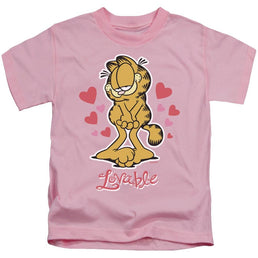 Garfield Lovable - Kid's T-Shirt (Ages 4-7) Kid's T-Shirt (Ages 4-7) Garfield Kid's T-Shirt (Ages 4-7) 4 Pink