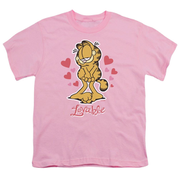 Garfield Lovable - Youth T-Shirt (Ages 8-12) Youth T-Shirt (Ages 8-12) Garfield   