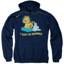 Garfield I Don&#39;t Do Mornings - Pullover Hoodie Pullover Hoodie Garfield   