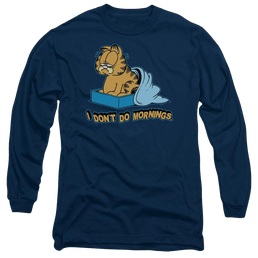 Garfield I Dont Do Mornings - Men's Long Sleeve T-Shirt Men's Long Sleeve T-Shirt Garfield   