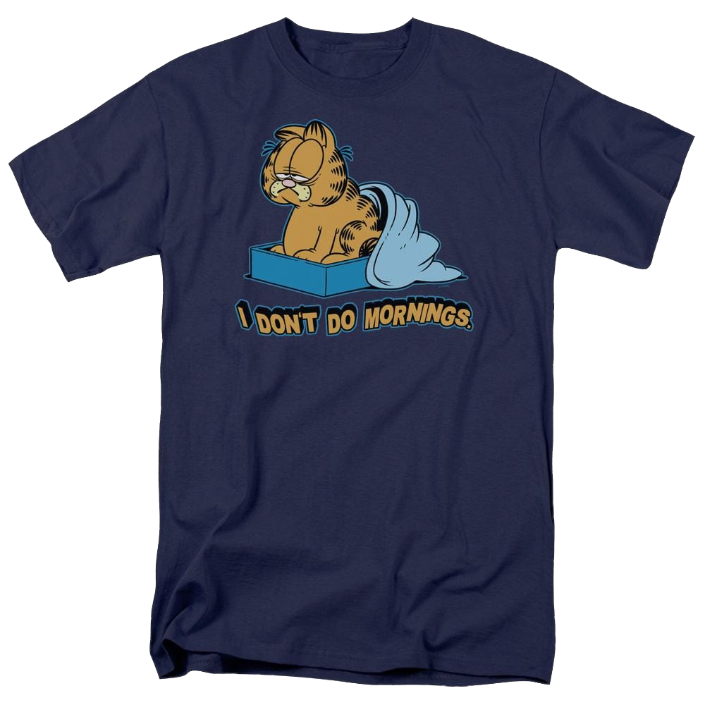 Garfield I Dont Do Mornings - Men's Regular Fit T-Shirt Men's Regular Fit T-Shirt Garfield   