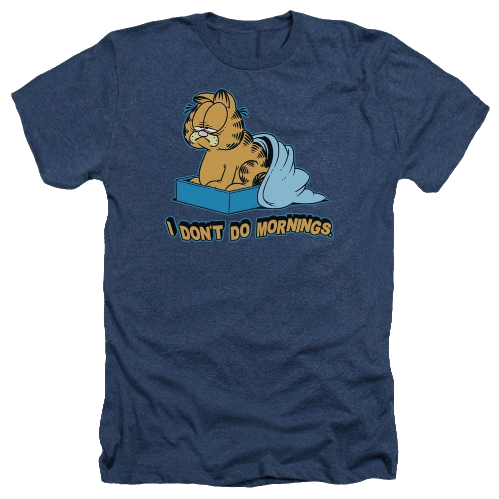 Garfield I Dont Do Mornings - Men's Heather T-Shirt Men's Heather T-Shirt Garfield   