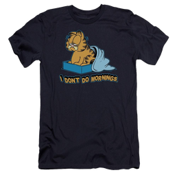 Garfield I Dont Do Mornings - Men's Premium Slim Fit T-Shirt Men's Premium Slim Fit T-Shirt Garfield   