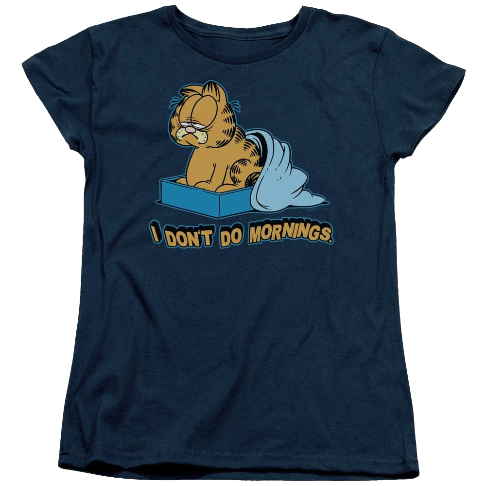Garfield I Dont Do Mornings - Women's T-Shirt Women's T-Shirt Garfield   