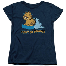 Garfield I Dont Do Mornings - Women's T-Shirt Women's T-Shirt Garfield   