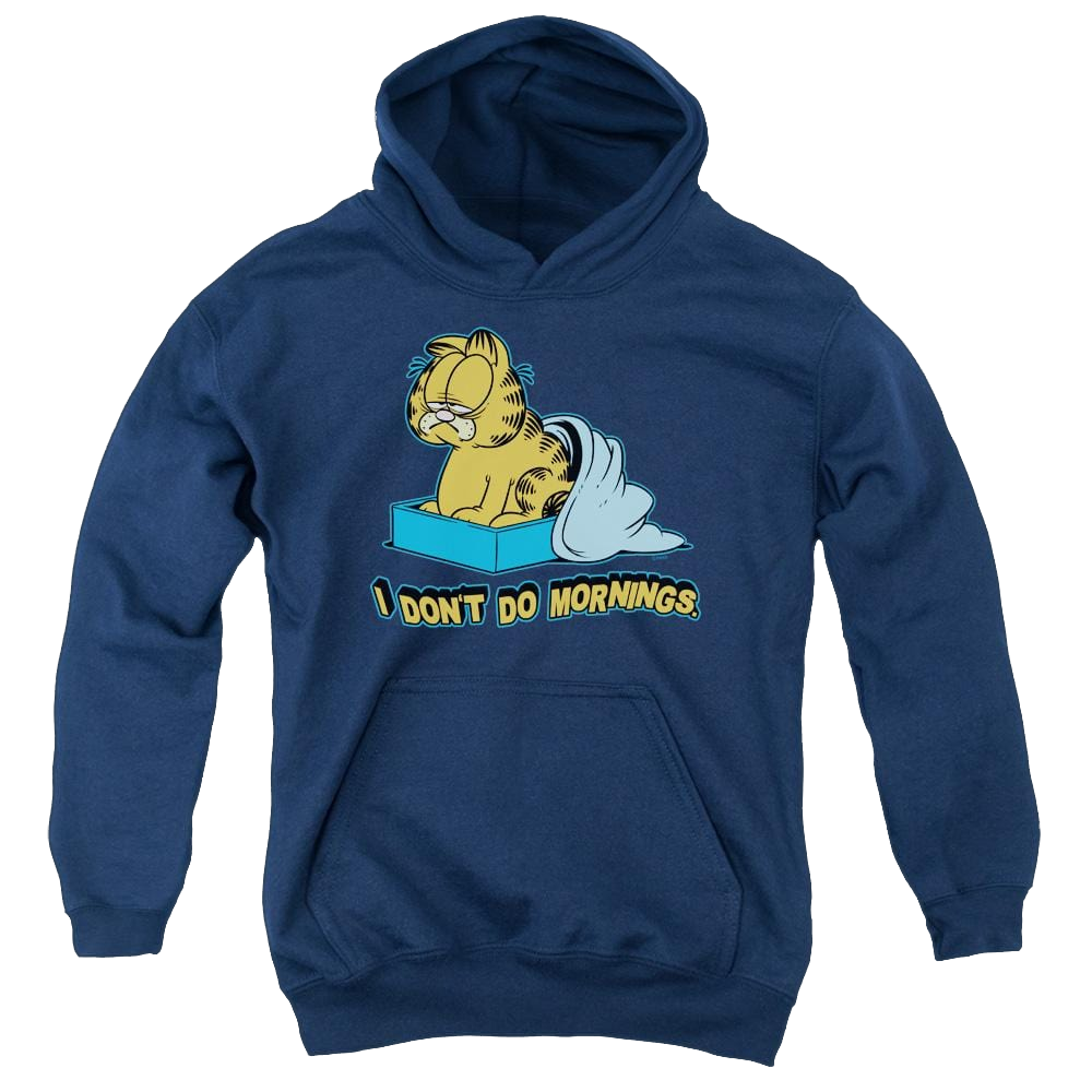 Garfield I Dont Do Mornings - Youth Hoodie (Ages 8-12) Youth Hoodie (Ages 8-12) Garfield   