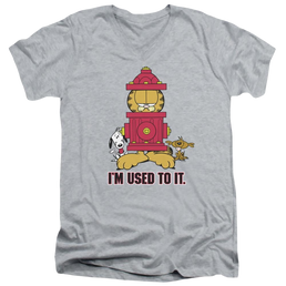 Garfield Im Used To It - Men's V-Neck T-Shirt Men's V-Neck T-Shirt Garfield   