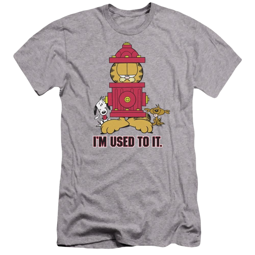 Garfield Im Used To It - Men's Premium Slim Fit T-Shirt Men's Premium Slim Fit T-Shirt Garfield   
