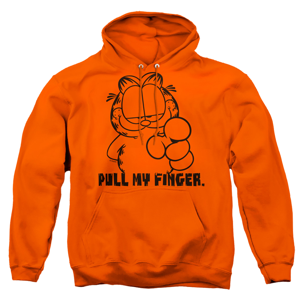 Garfield Pull My Finger - Pullover Hoodie Pullover Hoodie Garfield   