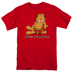 Garfield Happy Face - Men's Regular Fit T-Shirt Men's Regular Fit T-Shirt Garfield   