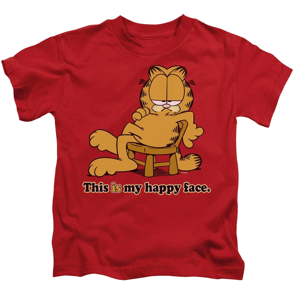 Garfield Happy Face - Kid's T-Shirt (Ages 4-7) Kid's T-Shirt (Ages 4-7) Garfield   