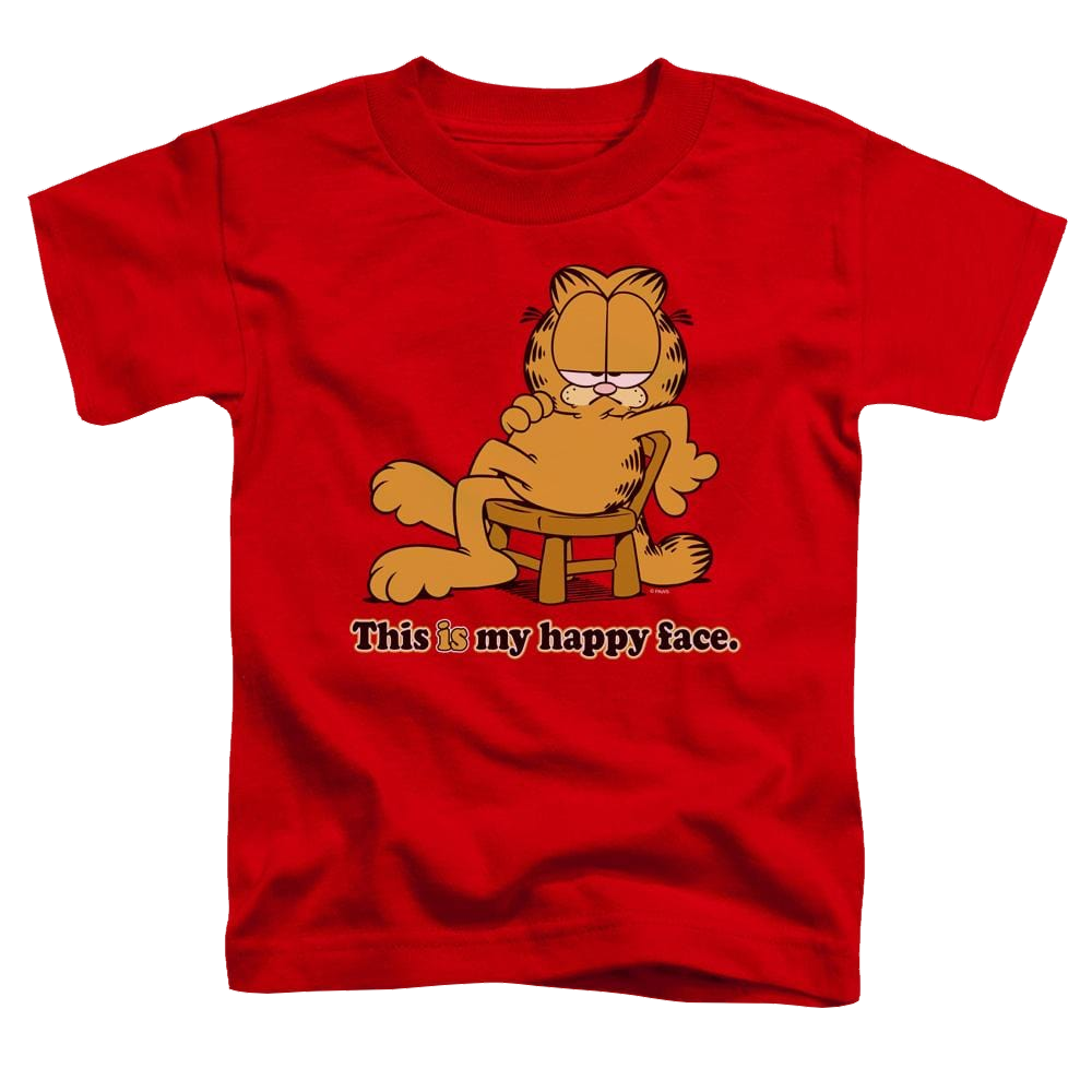Garfield Happy Face - Toddler T-Shirt Toddler T-Shirt Garfield   