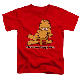 Garfield Happy Face - Toddler T-Shirt Toddler T-Shirt Garfield   