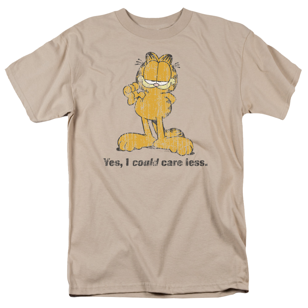 Garfield Yes I Could Care Less - Men's Regular Fit T-Shirt Men's Regular Fit T-Shirt Garfield   