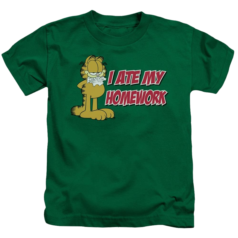 Garfield I Ate My Homework - Kid's T-Shirt Kid's T-Shirt (Ages 4-7) Garfield   