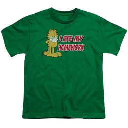 Garfield I Ate My Homework - Youth T-Shirt (Ages 8-12) Youth T-Shirt (Ages 8-12) Garfield   