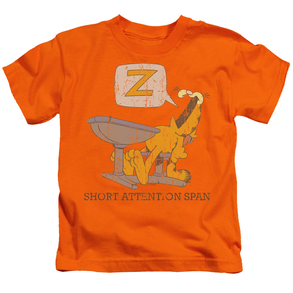 Garfield Attention Span - Kid's T-Shirt (Ages 4-7) Kid's T-Shirt (Ages 4-7) Garfield   