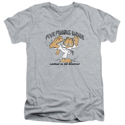 Garfield Foot Fungus Karate - Men's V-Neck T-Shirt Men's V-Neck T-Shirt Garfield   