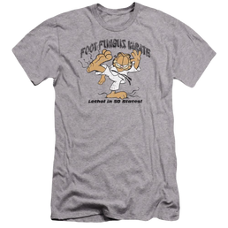 Garfield Foot Fungus Karate - Men's Premium Slim Fit T-Shirt Men's Premium Slim Fit T-Shirt Garfield   