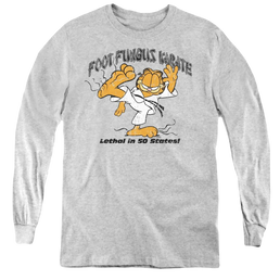 Garfield Foot Fungus Karate - Youth Long Sleeve T-Shirt Youth Long Sleeve T-Shirt Garfield   