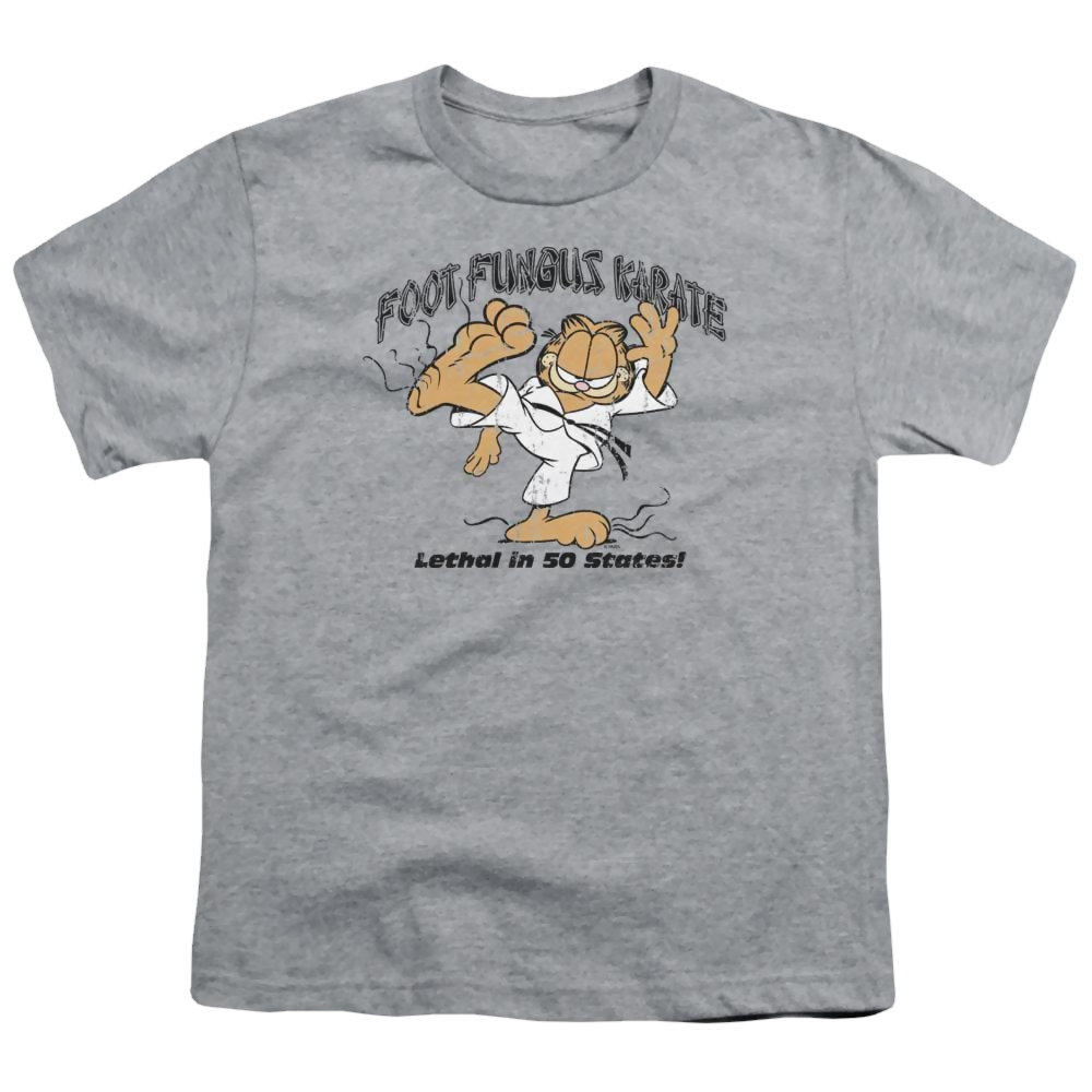Garfield Foot Fungus Karate - Youth T-Shirt (Ages 8-12) Youth T-Shirt (Ages 8-12) Garfield   