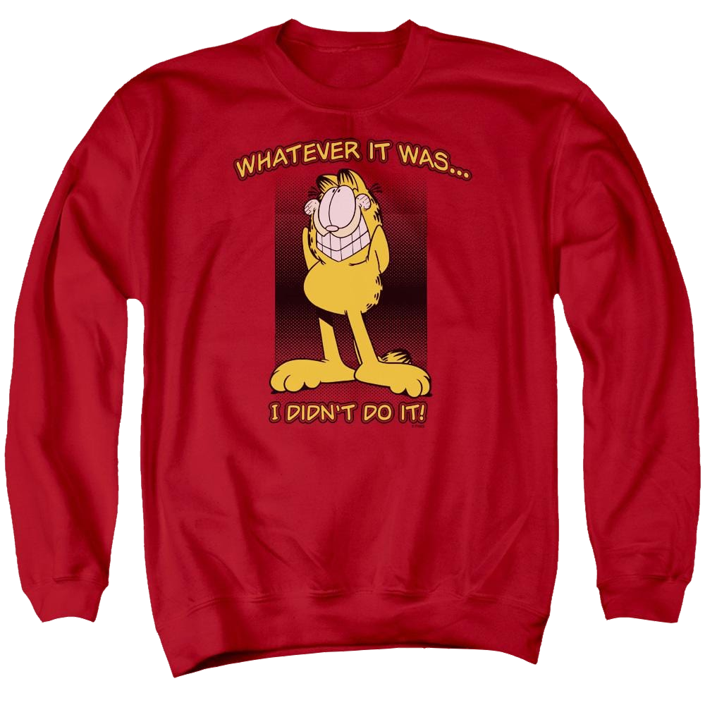 Garfield I Didn't Do It - Men's Crewneck Sweatshirt Men's Crewneck Sweatshirt Garfield   