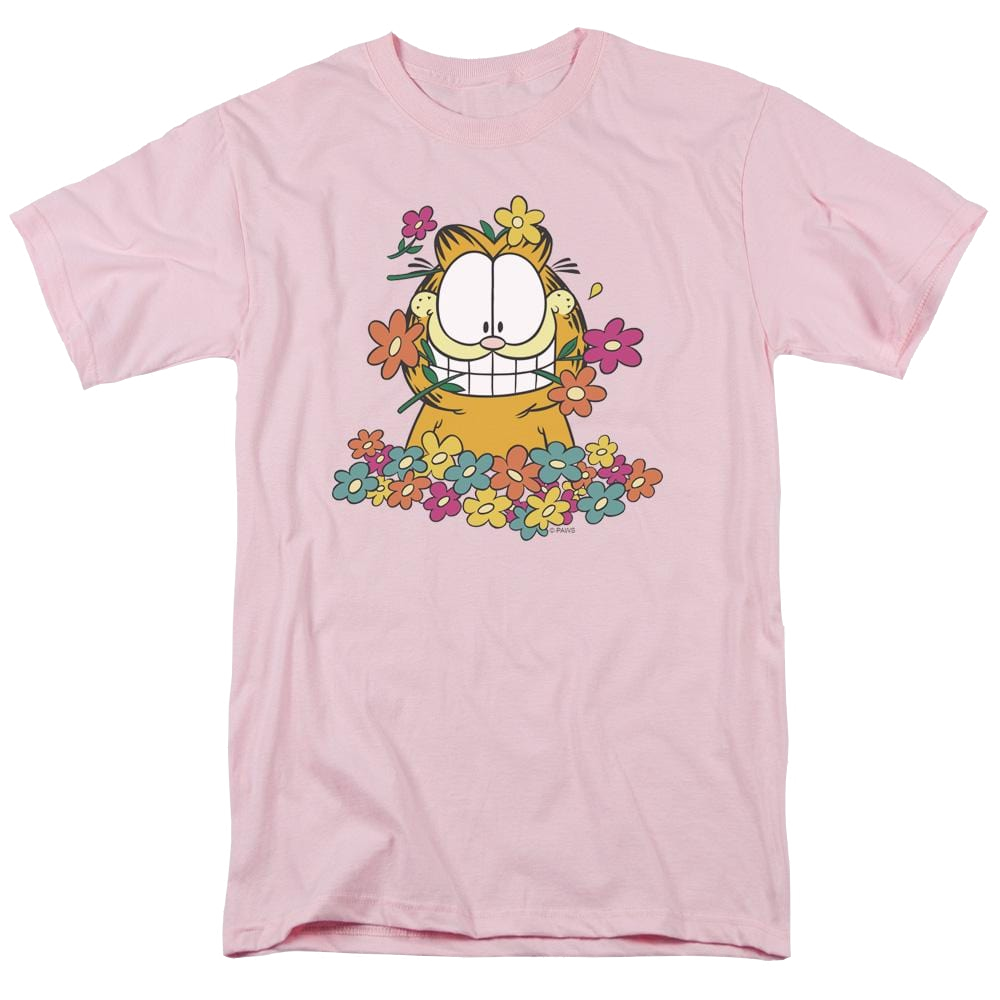 Garfield In The Garden - Men's Regular Fit T-Shirt Men's Regular Fit T-Shirt Garfield   