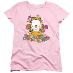 Garfield In The Garden - Women's T-Shirt Women's T-Shirt Garfield   