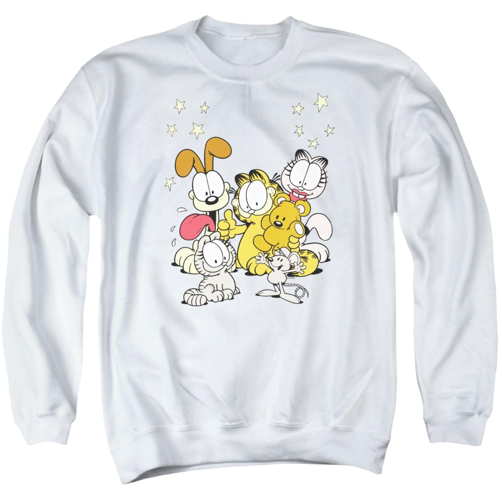 Garfield Friends Are Best - Men's Crewneck Sweatshirt Men's Crewneck Sweatshirt Garfield   