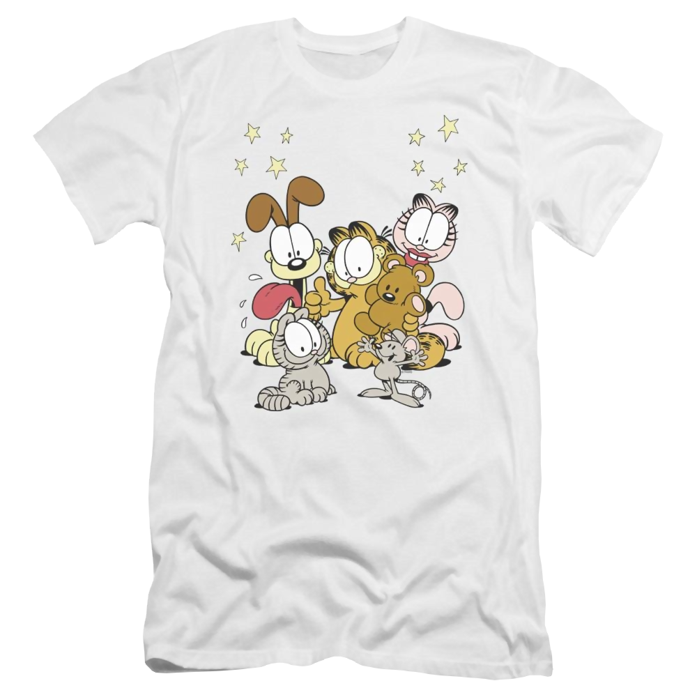 Garfield Friends Are Best - Men's Premium Slim Fit T-Shirt Men's Premium Slim Fit T-Shirt Garfield   