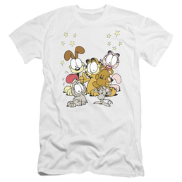 Garfield Friends Are Best - Men's Premium Slim Fit T-Shirt Men's Premium Slim Fit T-Shirt Garfield   